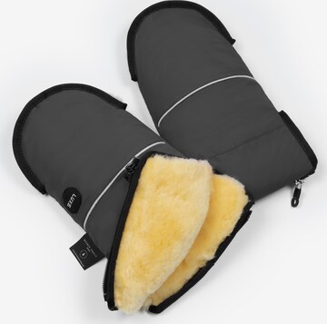 Werner Christ Baby Pushchair Accessories 'Glovy Luxe' in Grey: front