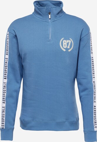 Sweat-shirt AÉROPOSTALE en bleu : devant