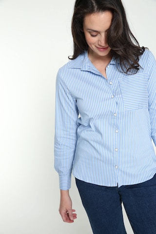 Cassis Bluse in Blau