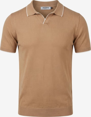 Maglietta 'Valero Polo' di INSPR in beige: frontale