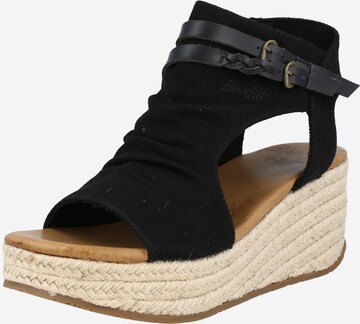 Blowfish Malibu Sandalen met riem 'Lacey4Earth' in Zwart: voorkant