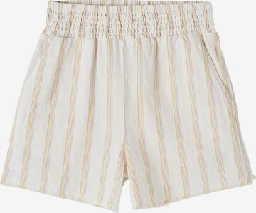Regular Pantalon 'HALEA' NAME IT en blanc : devant