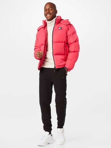 Tommy Jeans Winter jacket 'ALASKA' in Pink