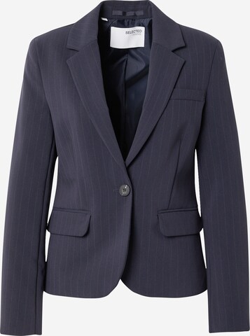 Blazer 'LINA' SELECTED FEMME en bleu : devant