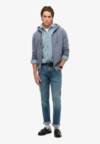 Superdry Sweatvest 'Essential' in Blauw