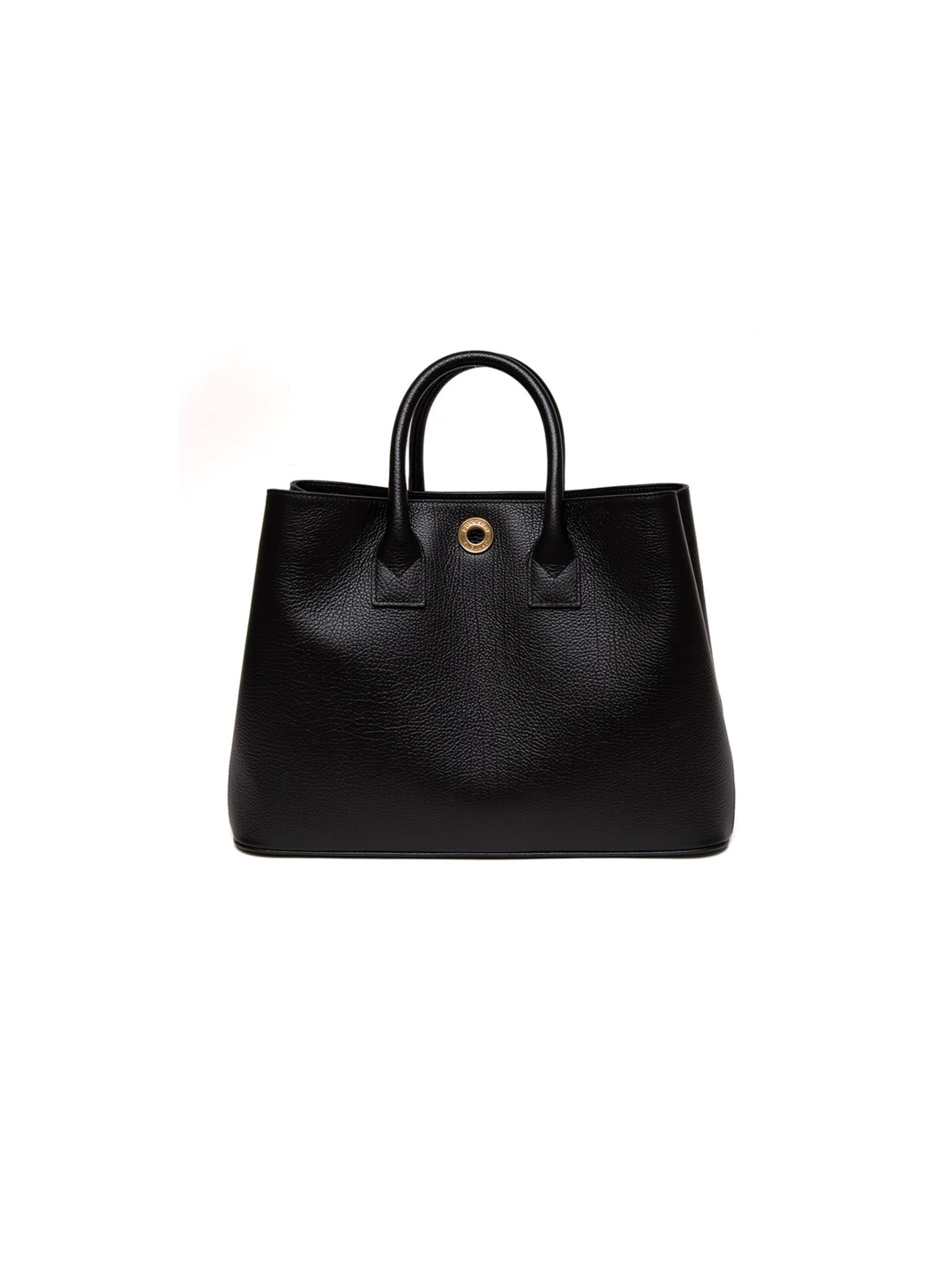 BURBERRY Handbag 'Bermondsey' in Black: front