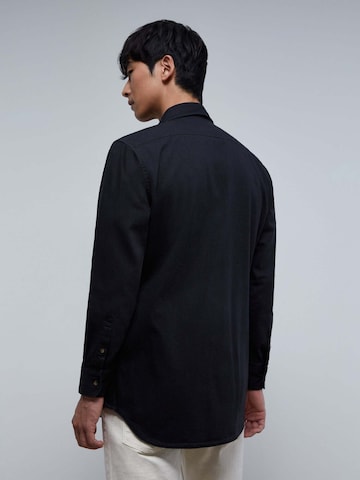 Scalpers Regular fit Button Up Shirt 'Harbour' in Black
