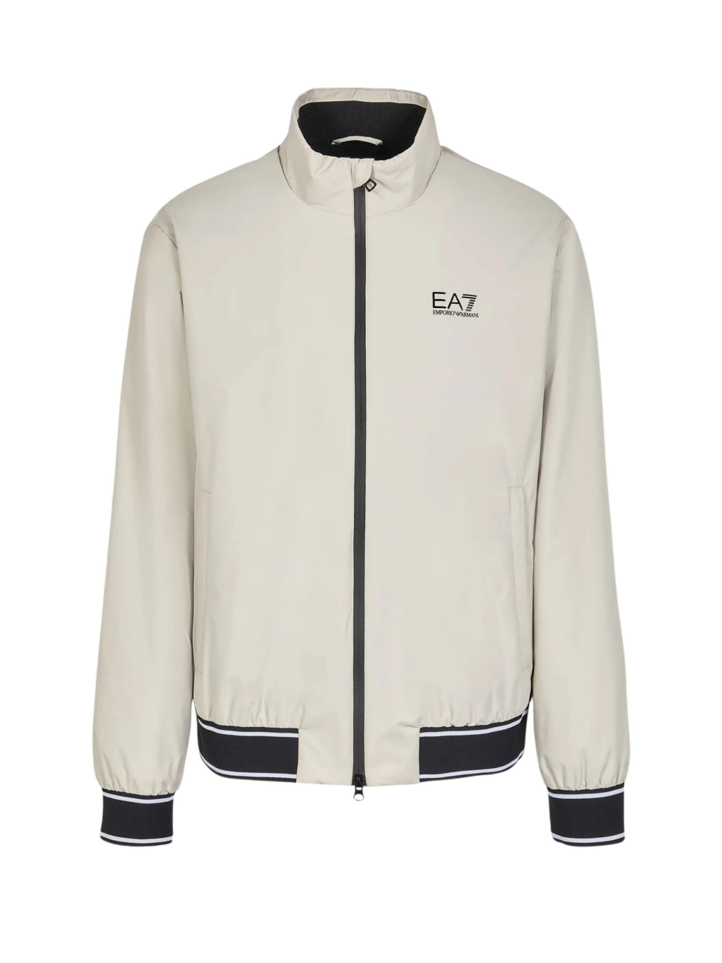 Giacca di mezza stagione di EA7 Emporio Armani in beige: frontale