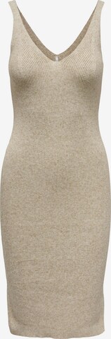 ONLY Knitted dress 'Lina' in Beige: front