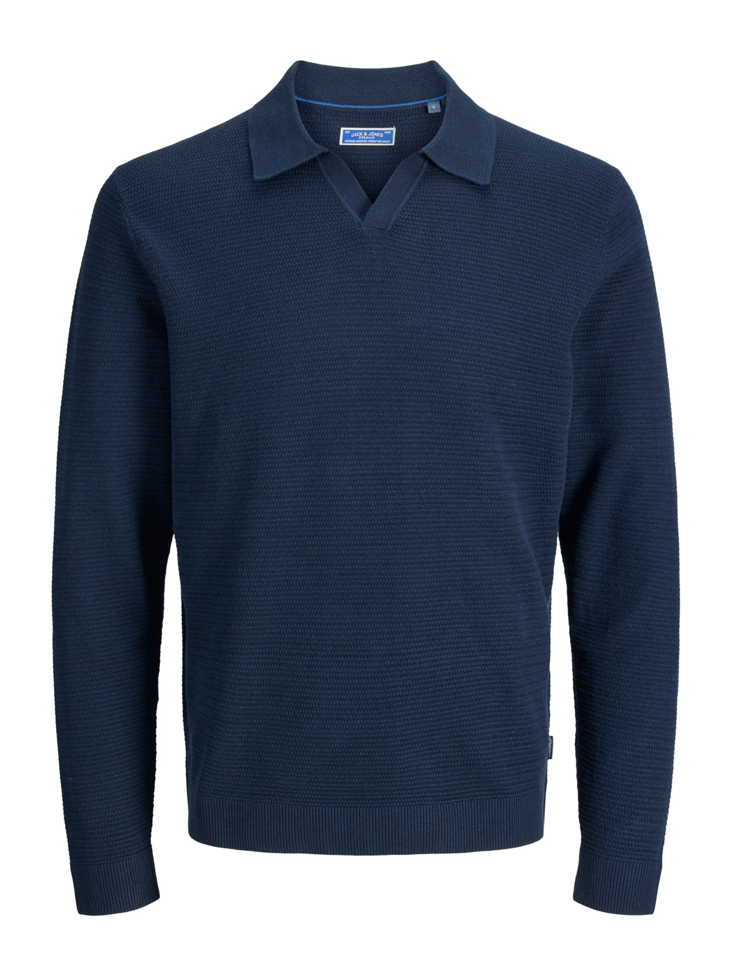 Pull-over 'JPRBLURiley' JACK & JONES en bleu : devant