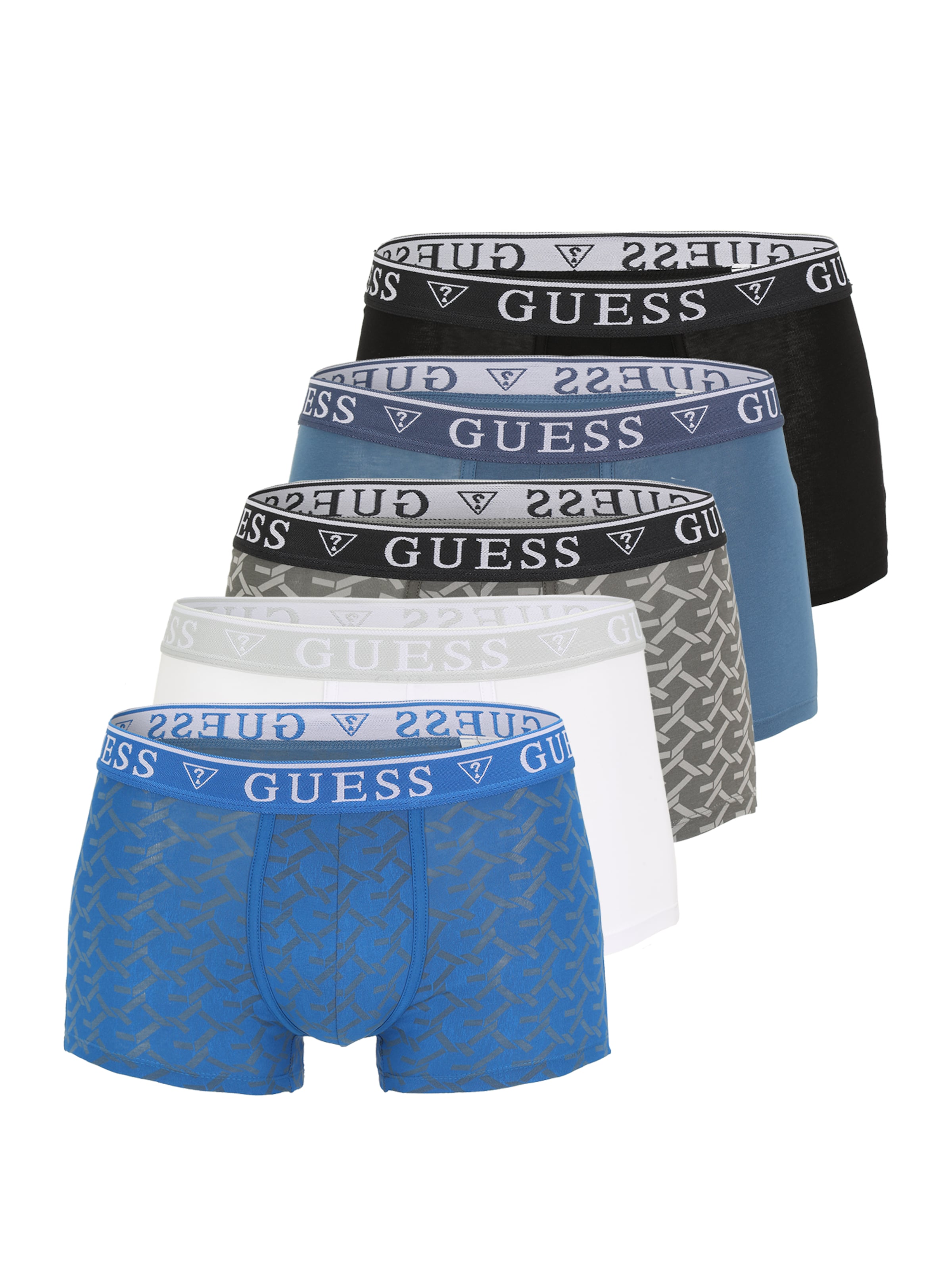 GUESS Boxerky - Zmiešané farby: predná strana