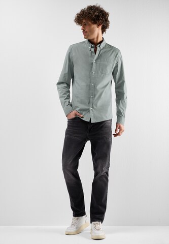 Street One MEN Regular fit Button Up Shirt in Green