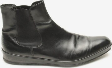 PRADA Stiefeletten 42 in Schwarz: predná strana