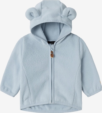 NAME IT Fleece jas 'Meeko' in Blauw: voorkant