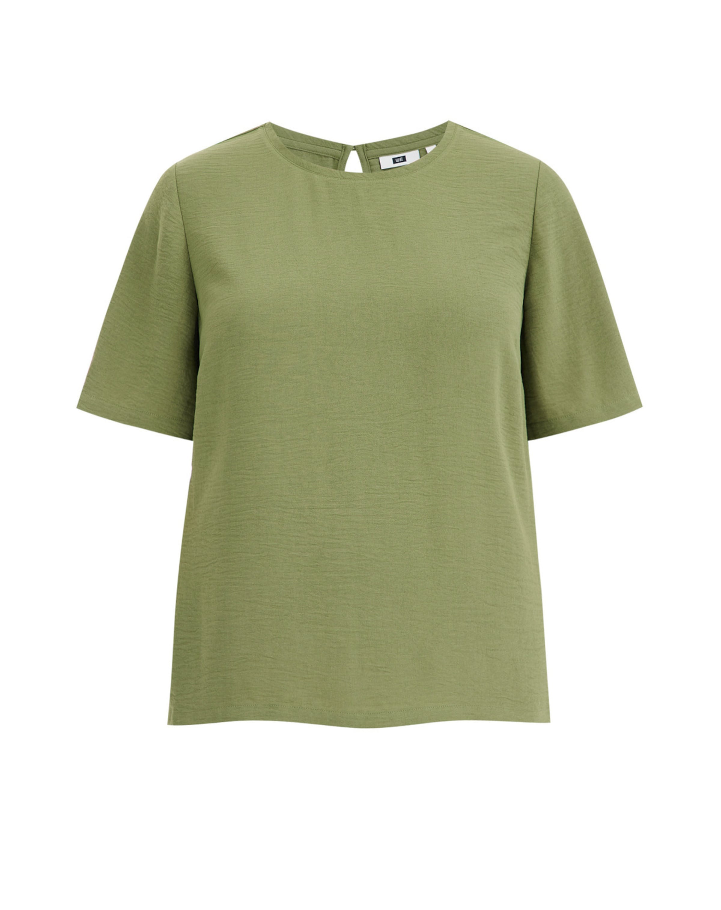WE Fashion - Camiseta en verde: frente