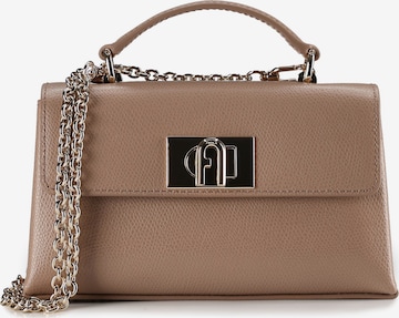 FURLA Handbag '1927' in Brown: front