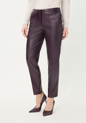 Olsen Skinny Hose ' Lisa ' in Lila: Vorderseite