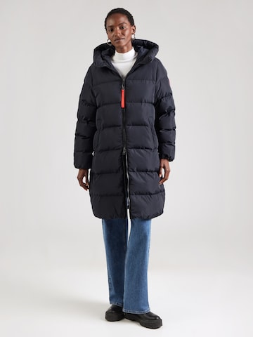 Cappotto di mezza stagione di No. 1 Como in blu: frontale
