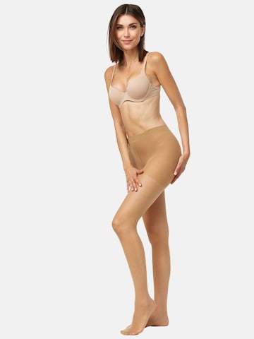 Nur Die Fine tights ' Goodbye Laufmaschen Energy 20 DEN ' in Beige