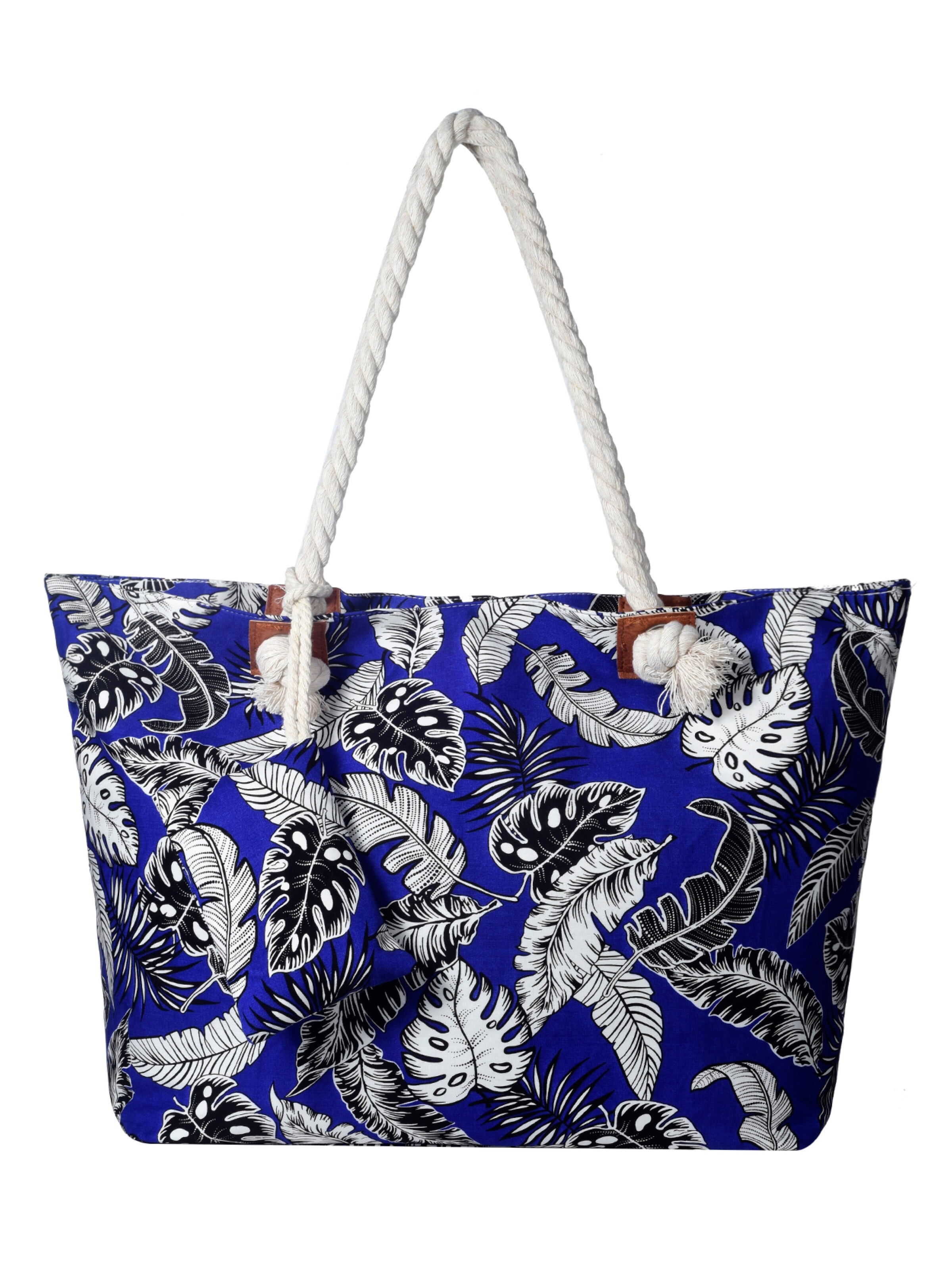 DonDon Beach Bag in Blue: front