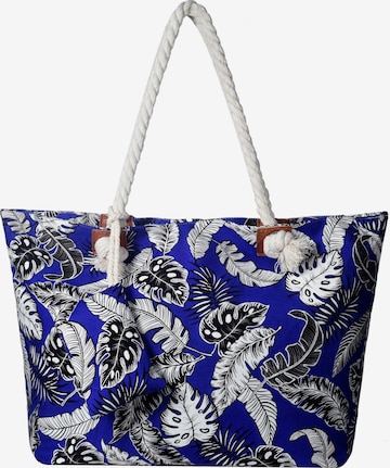 DonDon Beach Bag in Blue: front