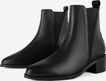 L37 HANDMADE SHOESGležnjače 'GALACTIC MIST' - crna boja: prednji dio
