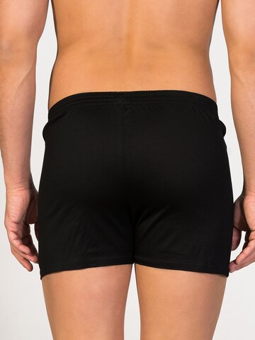 Boxers 'Button Boxer Mercerized Cotton' zd ZERO DEFECTS en noir
