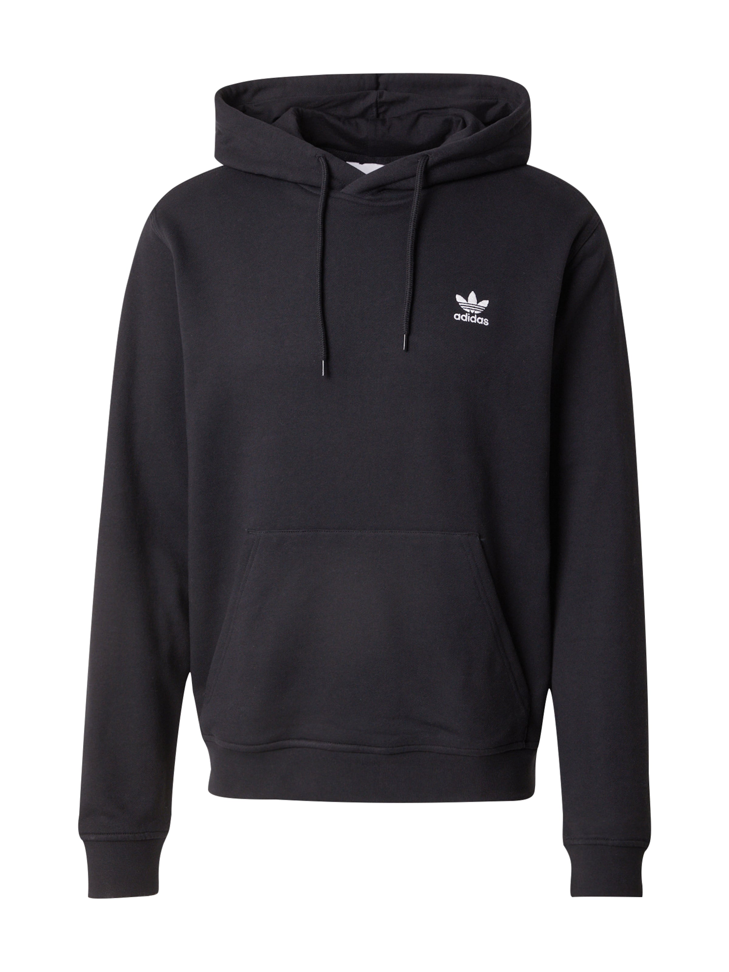 Felpa 'Essentials' di ADIDAS ORIGINALS in nero: frontale