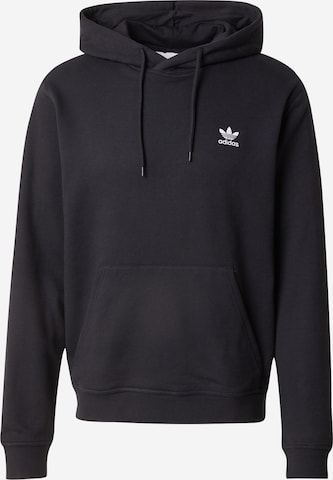 ADIDAS ORIGINALS Sweatshirt 'Essentials' in Zwart: voorkant