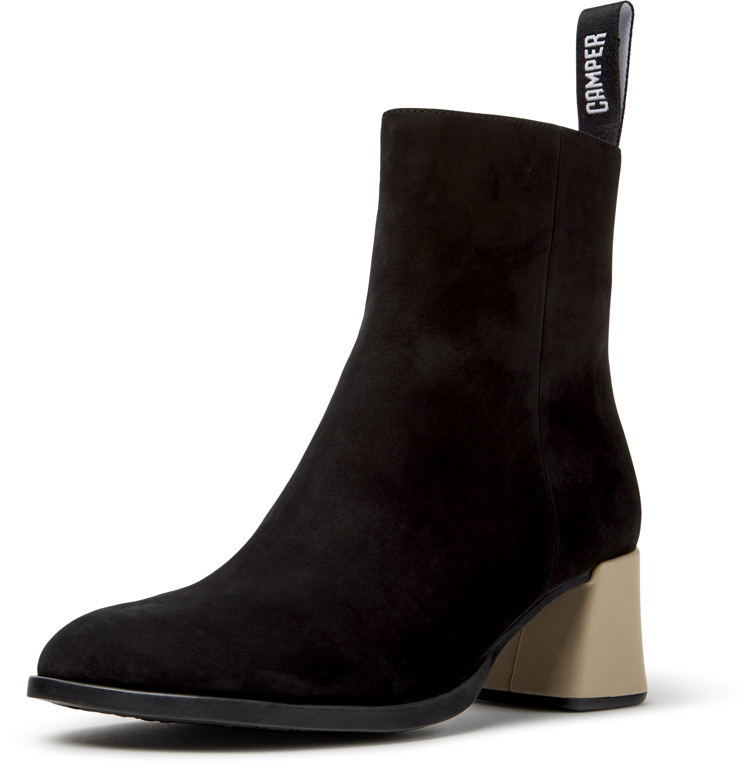 Bottines 'Kora' CAMPER en noir : devant