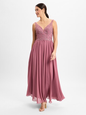 Robe de soirée HEY KYLA en rose : devant