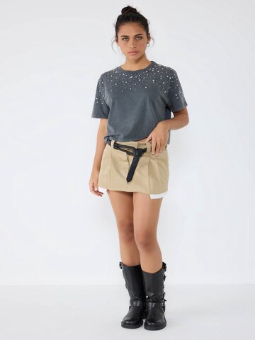 No Matter What Top in Grey