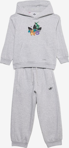 ADIDAS ORIGINALS Sweat suit in Grey: front