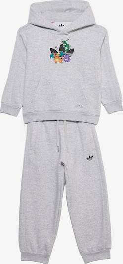 ADIDAS ORIGINALS Jogginganzug in 110 in hellgrau / grün / lila / schwarz, Produktansicht