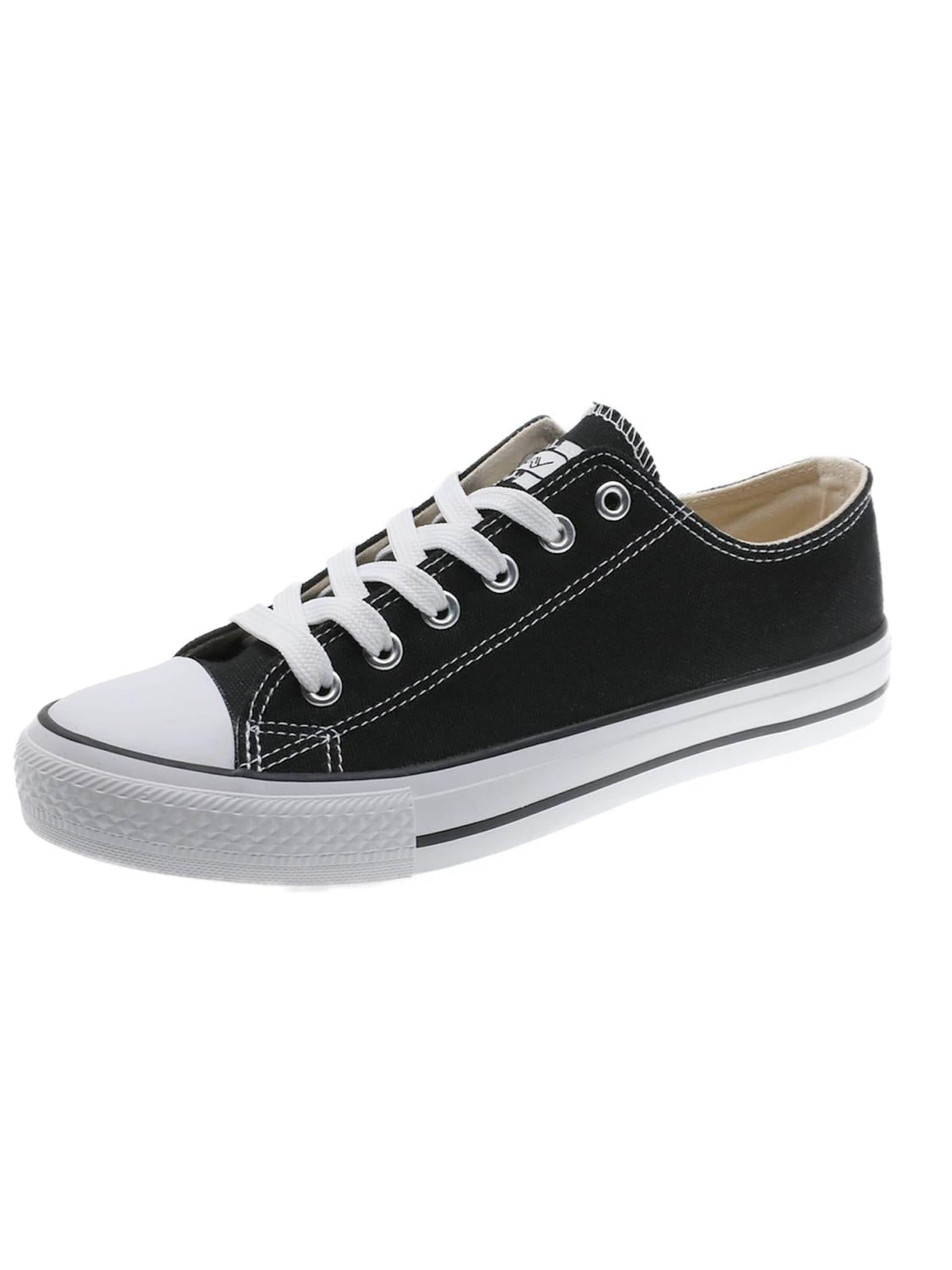 Sneaker 'Canvas Shoe' di Beppi in nero: frontale