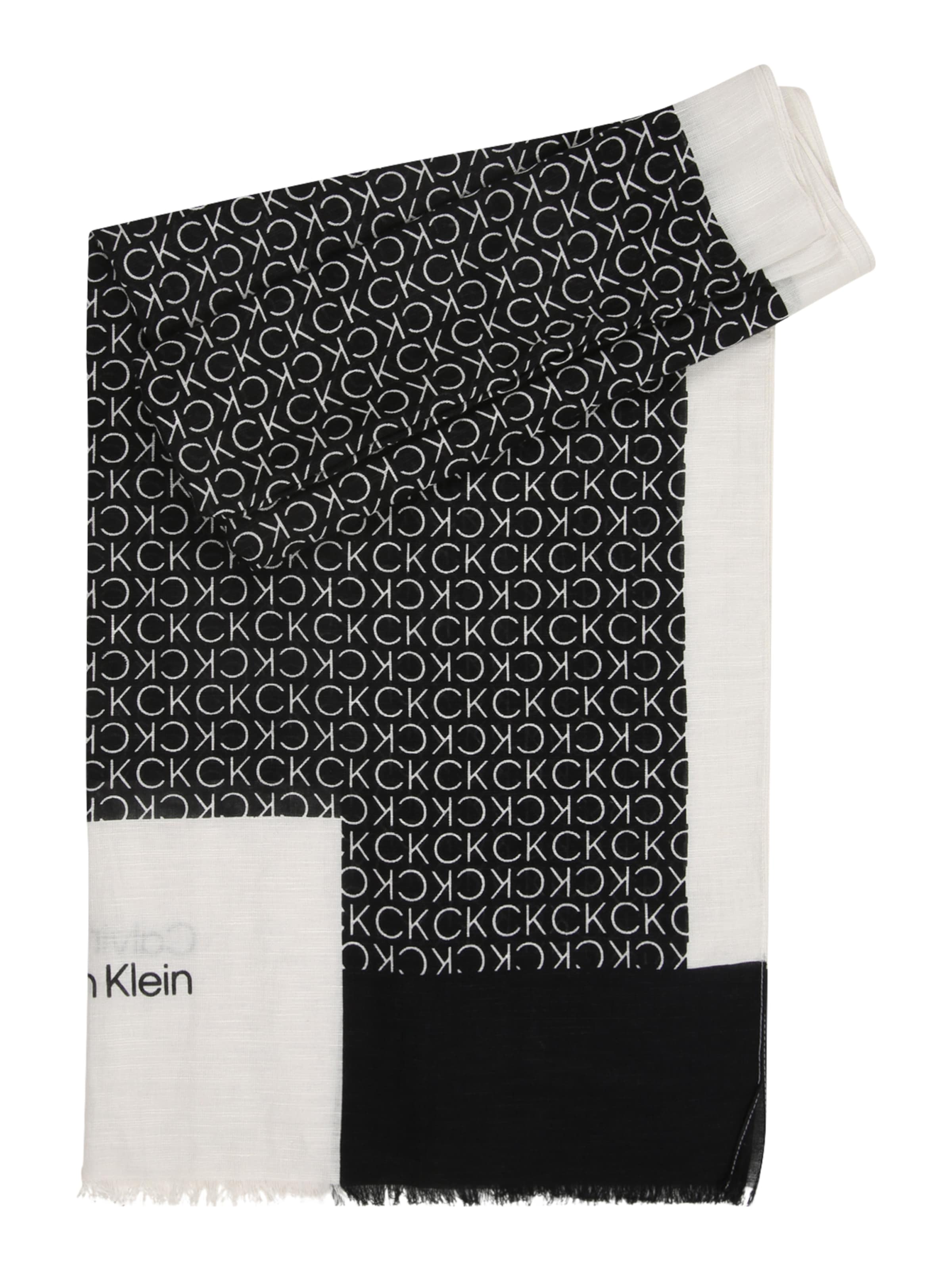 Écharpe Calvin Klein en noir : devant