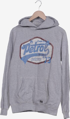 Petrol Industries Sweatshirt & Zip-Up Hoodie in L in Grey: front