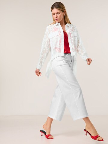 TAIFUN Wide leg Jeans in White