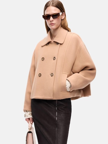 PINKO Winter coat 'PINKO CRASPEDIA CABAN PANNO DOPPIO CAPPOTTO' in Beige