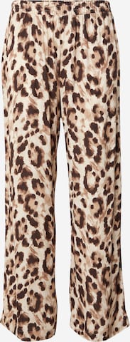 Wide leg Pantaloni 'VMCAnna' de la Vero Moda Curve pe bej: față