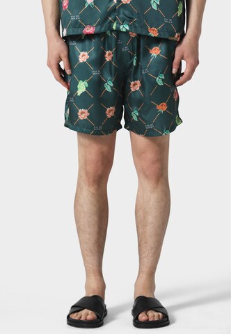 Pas De Monaco Regular Hose 'FRUIT MONOGRAM' in Grün: Vorderseite
