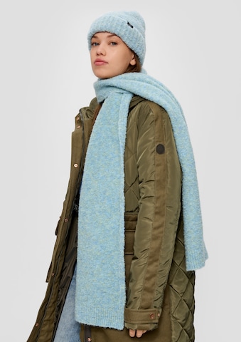 QS Scarf in Blue: front