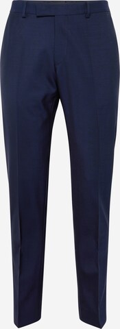 Regular Pantaloni cu dungă de la Karl Lagerfeld pe albastru: față