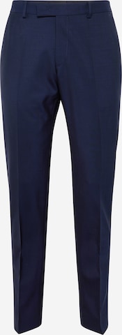 Pantaloni con piega frontale di Karl Lagerfeld in blu: frontale