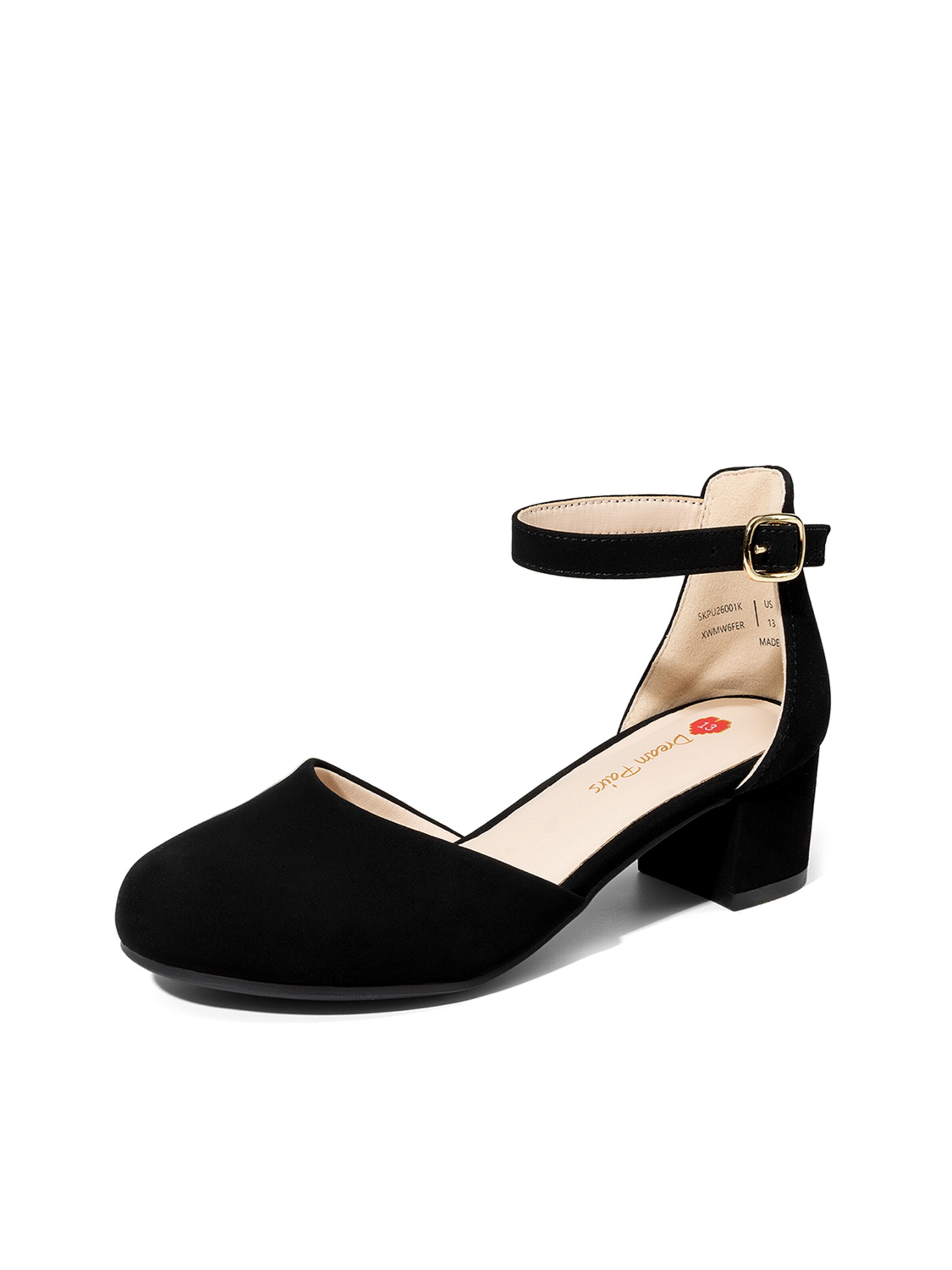 Ballerines 'DREAM PAIRS Prinzessin Schuhe  Mädchen Stöckelschuhe Kinder Ballerinas' Dream Pairs en noir : devant