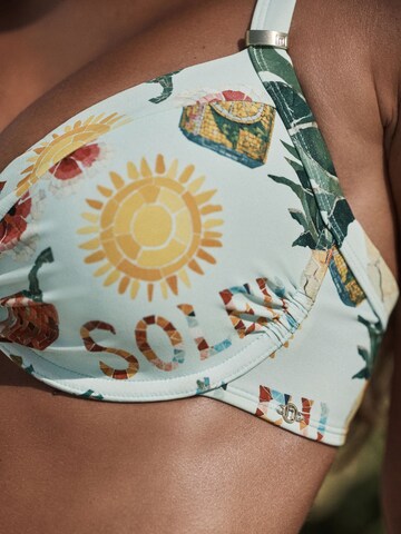 Next T-Shirt Bikinitop in Grün