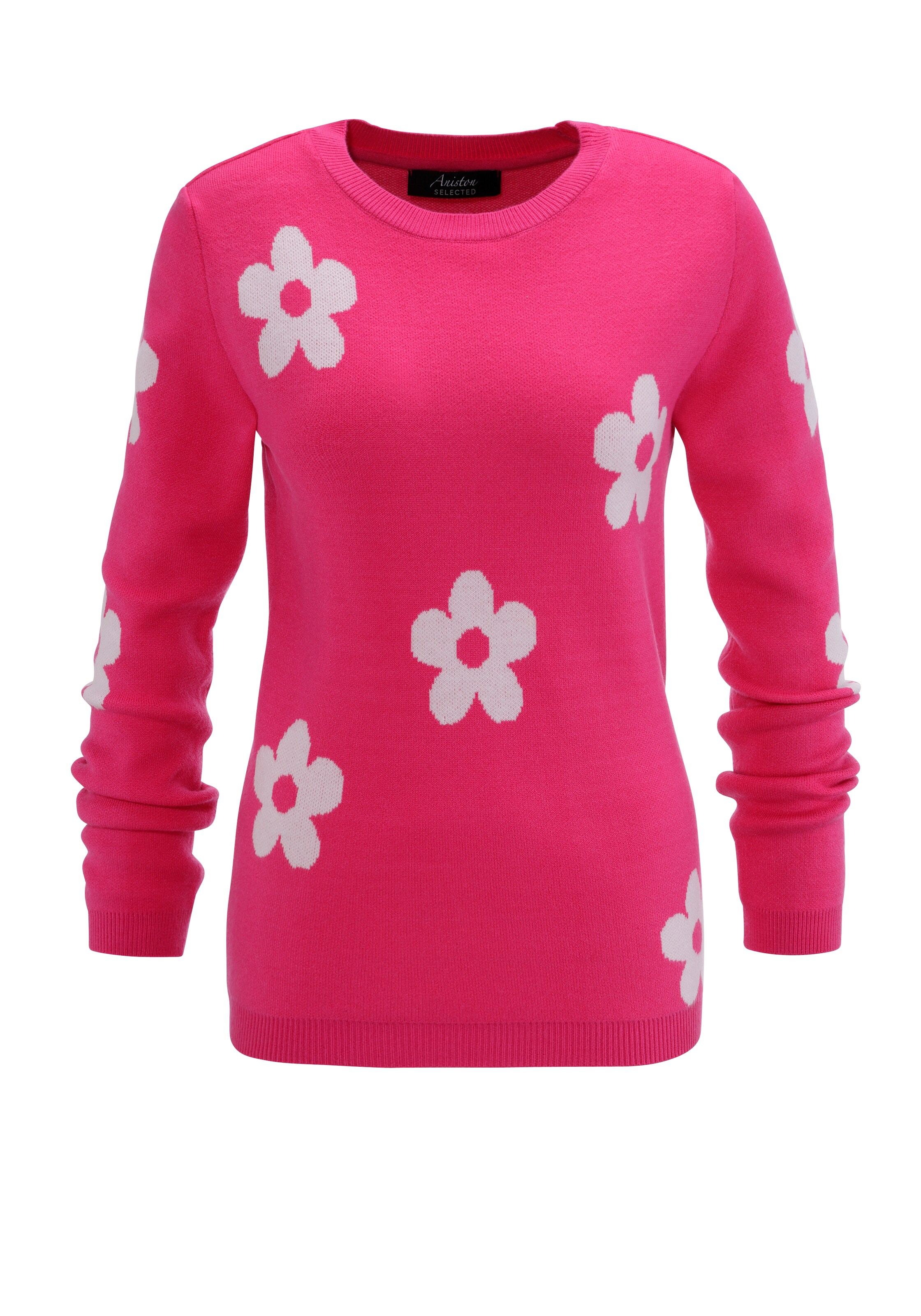 Aniston SELECTED Pullover in Pink: Vorderseite
