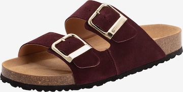 Tamaris Pantolette in Rot: Vorderseite