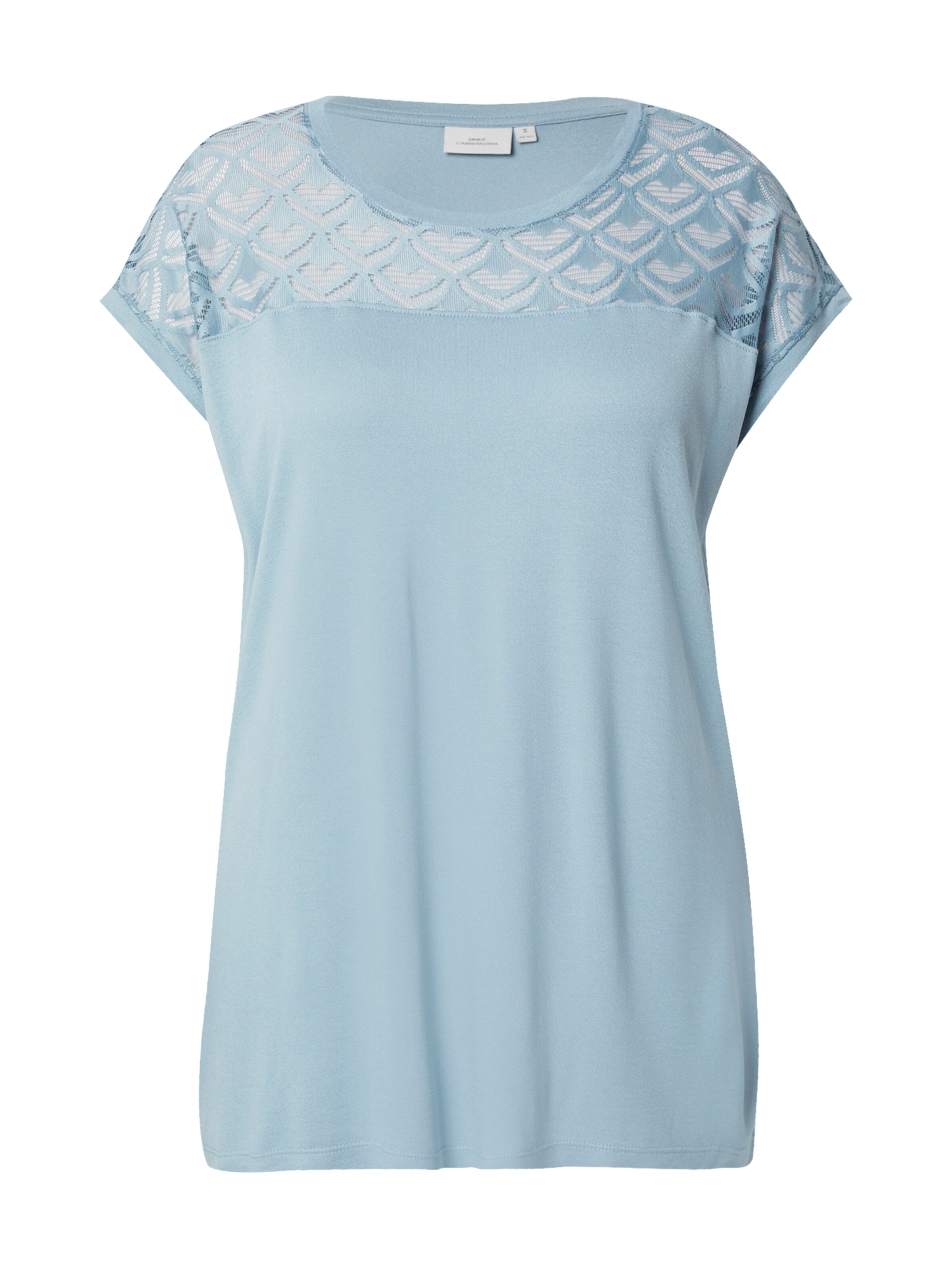 ONLY Carmakoma Μπλουζάκι 'CARFLAKE' σε μπλε: μπροστά