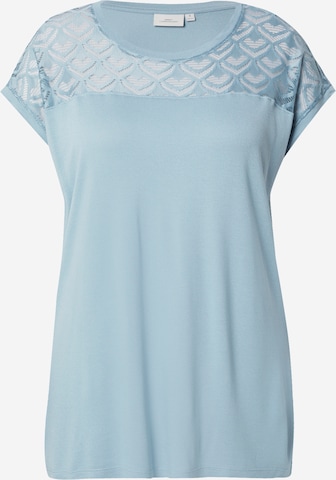 ONLY Carmakoma Shirt 'CARFLAKE' in Blauw: voorkant